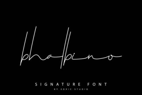 Bhalbino Signature Font