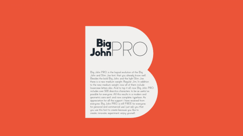 Big John PRO Typeface 2