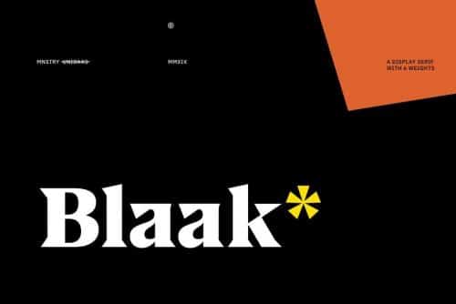 Blaak Serif Font Family 1