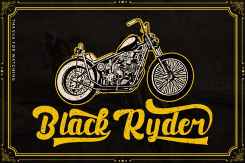 Black Ryder Font