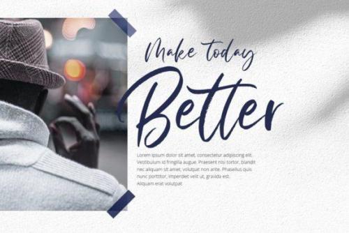 Blaster Timers Brush Script Font 3