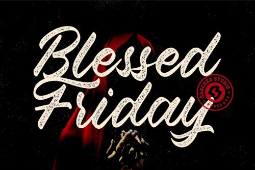 Blessed Friday Script Font 1