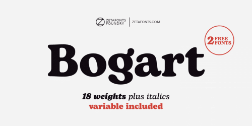 Bogart Serif Typeface