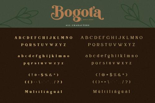Bogota Bold Elegant Serif Font 8