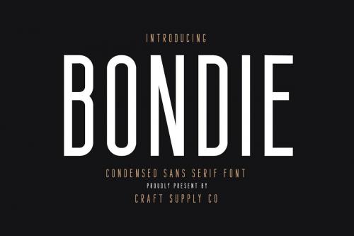 Bondie Sans Serif Font