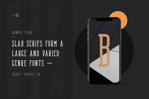 Bondie Slab Serif Font 4