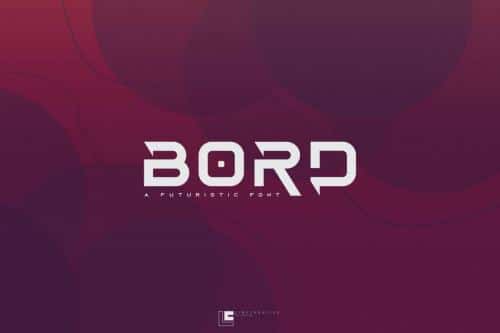 Bord Display Font
