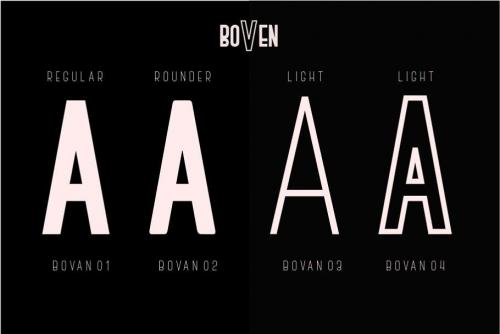 Boven Typeface 1