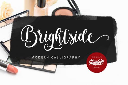 Brightside Modern Calligraphy Font