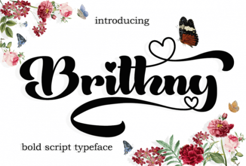 Brithny Script Font