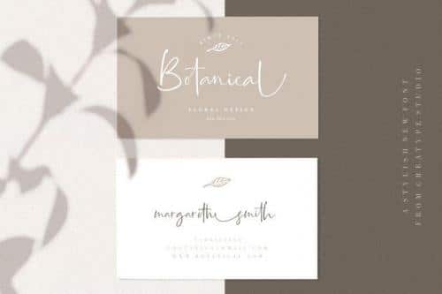 Brittanya Goldenite Handwritten Font 6