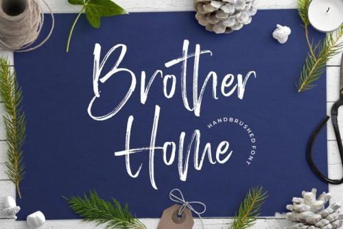 Brother Home Brush Font