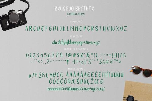 Brushgyo Typeface Free 1