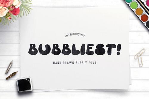 Bubbliest Font 1