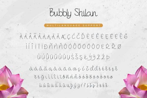 Bubbly Shilan Script Font 5