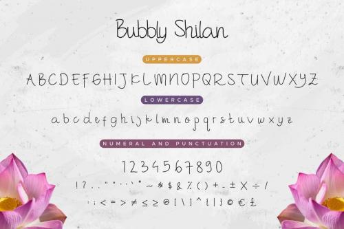 Bubbly Shilan Script Font 8