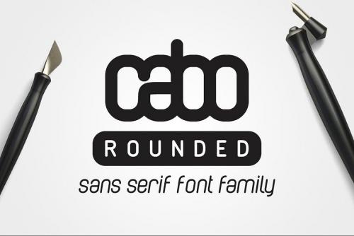 Cabo Rounded and Slab Font Duo 2