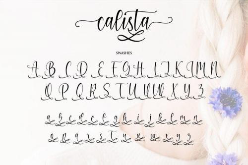 Calista Modern Calligraphy Font 11
