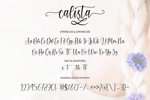 Calista Modern Calligraphy Font 8