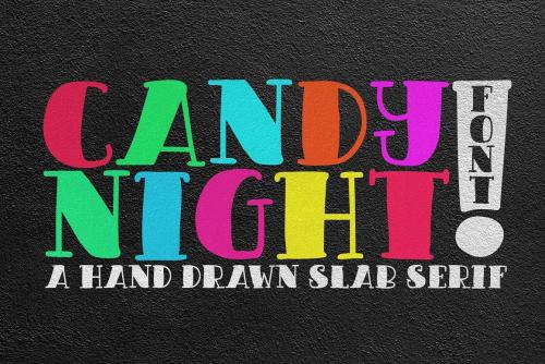 Candy Night Font 1