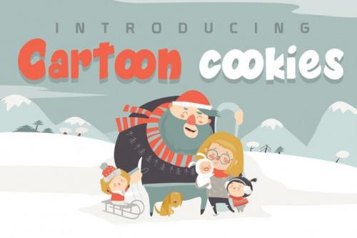 Cartoon Cookies Font