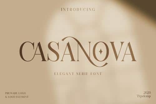 Casanova Elegant Serif Font