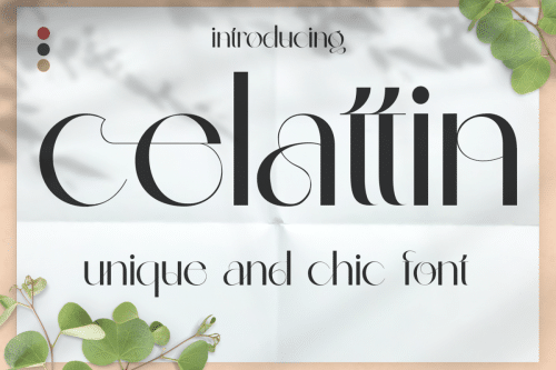 Celattin – Unique Ligature Font
