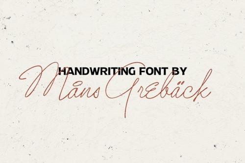 Chrysante Handwritten Signature Font  2
