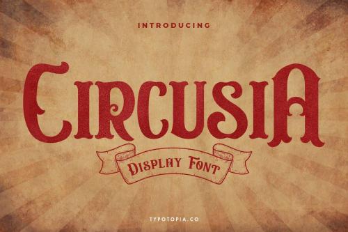 Circusia Vintage Display Font 1