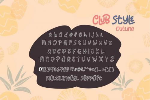 Club Style Font 3