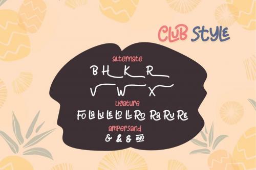 Club Style Font 4