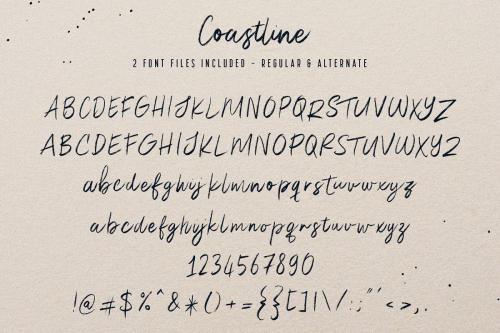 Coastline Brush Font 2