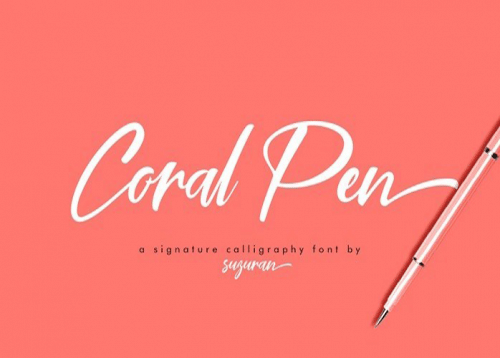 Coral-Pen-Font--0
