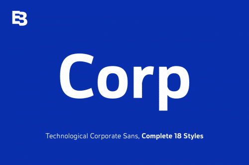 Corp Sans Serif Font Family 1