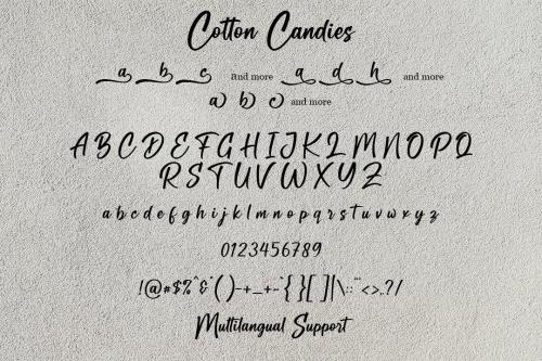 Cotton Candies Calligraphy Bold Script Font  2