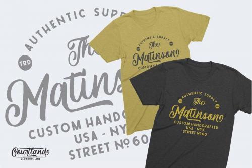 Courtland Handdrawn Font  5