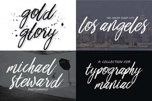Crawling Flash Script Font 2