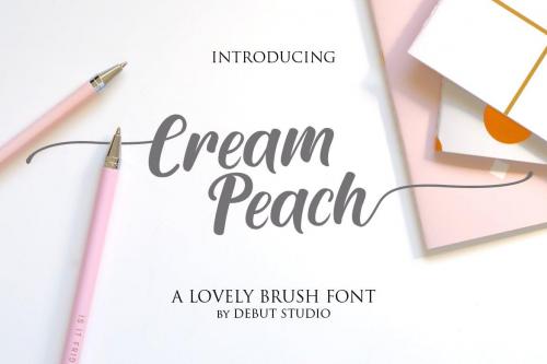 Cream Peach Font