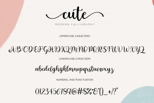 Cute Modern Calligraphy Font 5