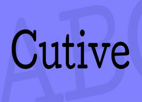 Cutive-Font-0