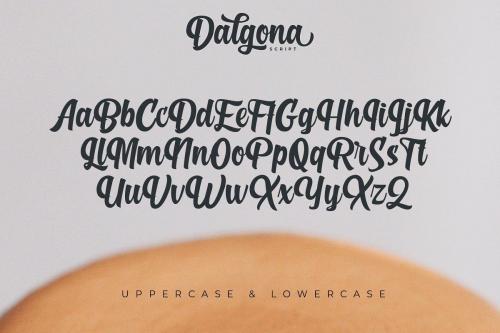 Dalgona Script Font 2