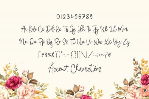 Dancing Candy Monoline Handwritten Font 5