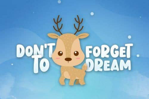 Dasher Deer Font  3