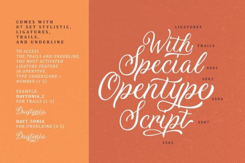 Daytonia Script Font 3