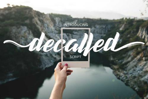 Decalled Script Font Free Download