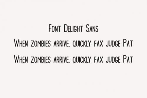 Delight Script Font 11