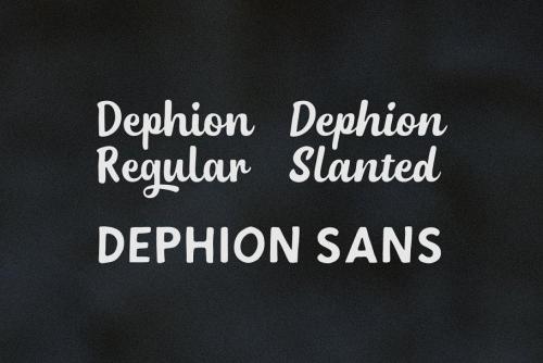 Dephion Script Font Free Download 5
