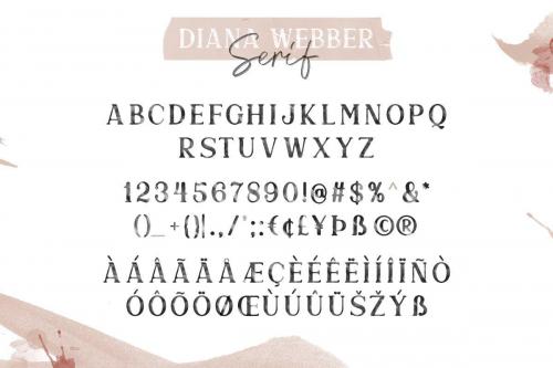 Diana Webber SVG Font Duo  11
