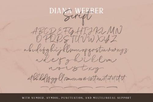Diana Webber SVG Font Duo  12