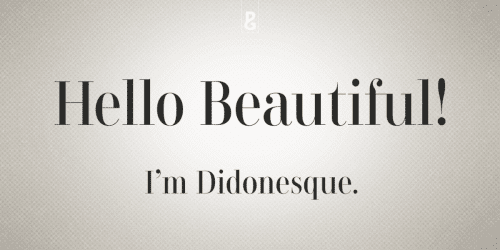 Didonesque Font Family 16